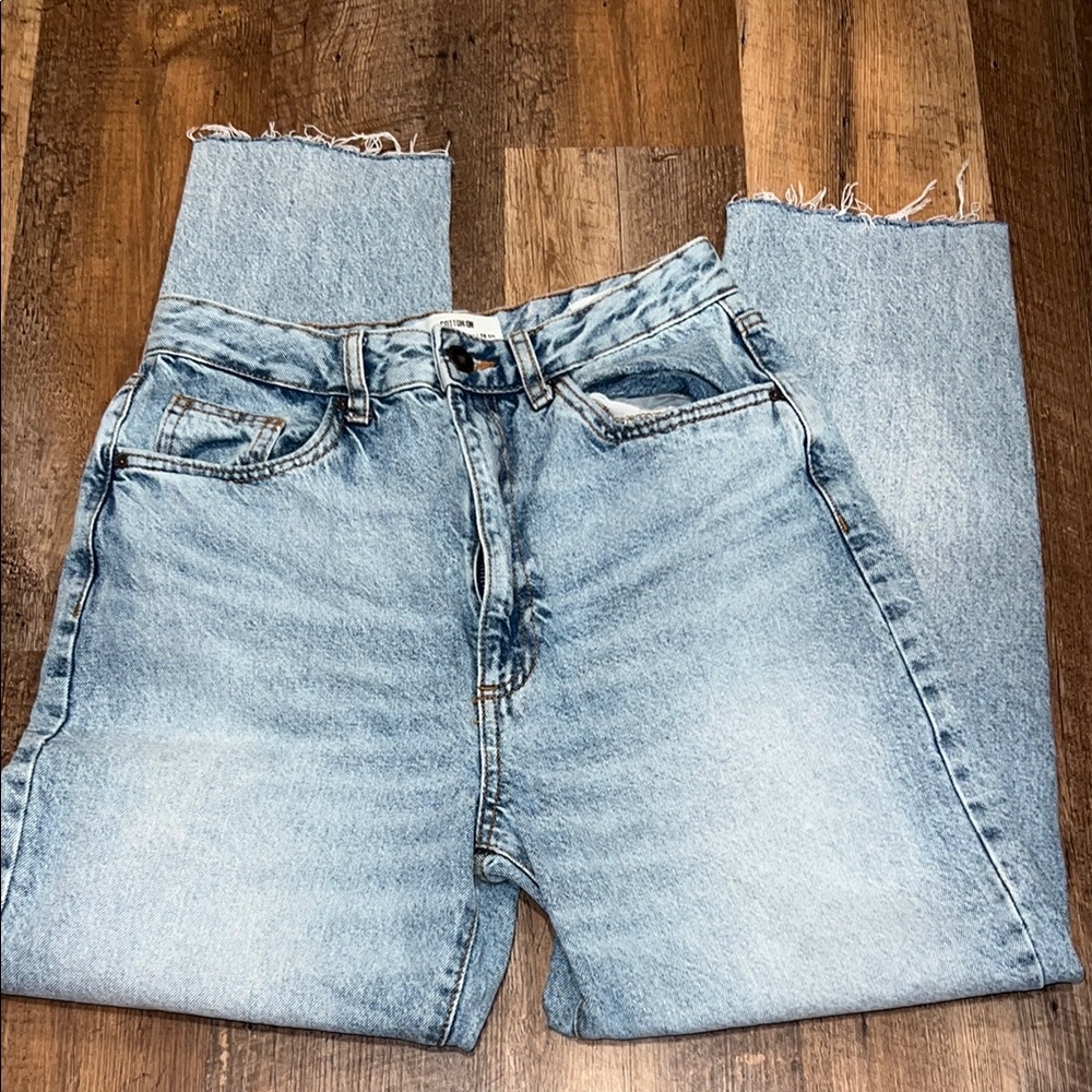 Cotton:On Jeans size 4 raw hem